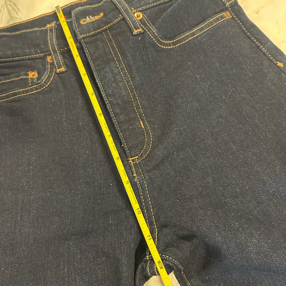 Zara Indigo Cuffed Wide Leg Jeans - Picture 4 of 10